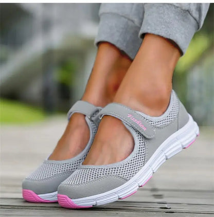 Fashion Breathable 2024 New Women's Sneakers Outdoor Comfortable Women Sneakers Mesh Fabric Ladies Shoes Female Footwear