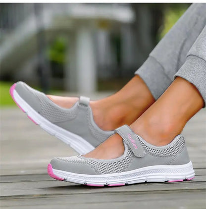 Fashion Breathable 2024 New Women's Sneakers Outdoor Comfortable Women Sneakers Mesh Fabric Ladies Shoes Female Footwear