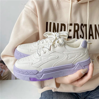 Purple Fashion Casual Woman Sneakers